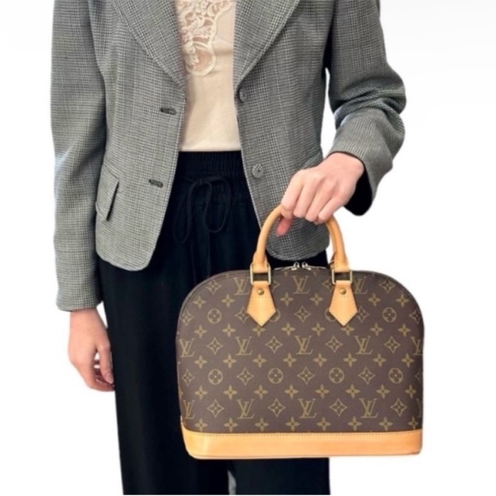 Louis Vuitton Alma PM Handbag Bag Tote Boston Bag - Picture 14 of 14